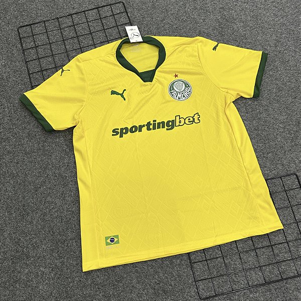 Camisa Amarela Palmeiras