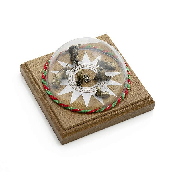 Presépio Mini Estrela De Prata Maravilhoso Delicado