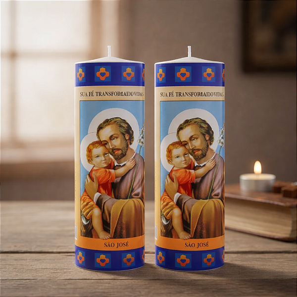 Vela Votiva 272g São José - 02 Unidades