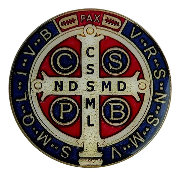 Colante Adesivo Resina Medalha De São Bento 12cm
