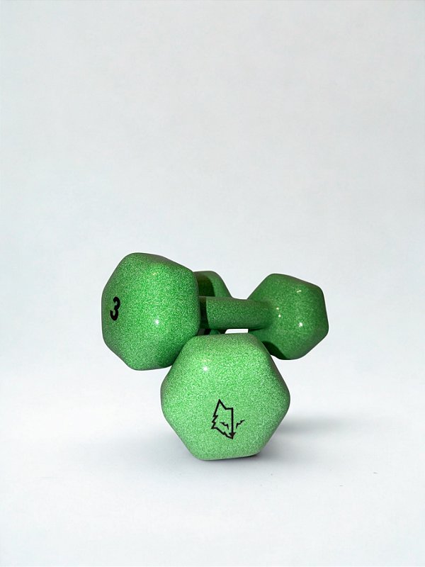 Par de Halter Sextavado 3kg