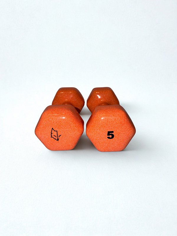 Par de Halter Sextavado 5kg