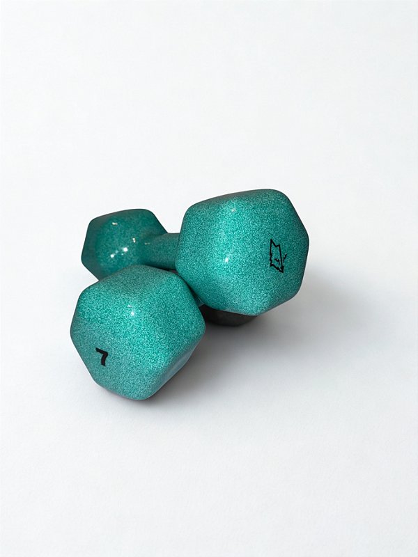 Par de Halter Sextavado 7kg