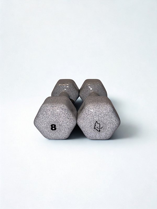 Par de Halter Sextavado 8kg