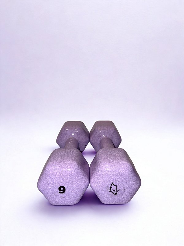 Par de Halter Sextavado 9kg