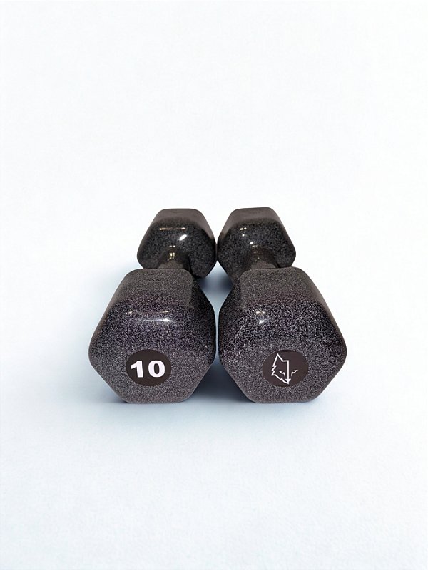 Par de Halter Sextavado 10kg