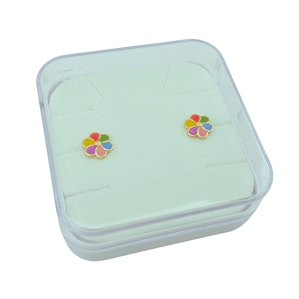 Brinco Baby Margarida Folheado a Ouro