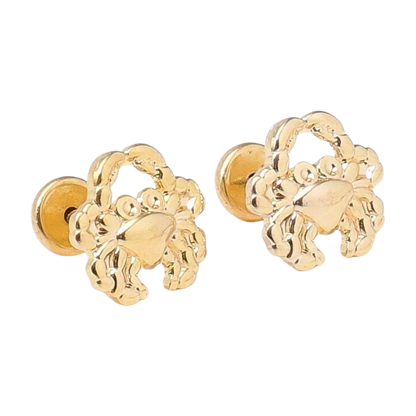 Brinco Baby Siri Folheado a Ouro