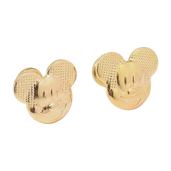 Brinco Baby Ratinho Folheado a Ouro