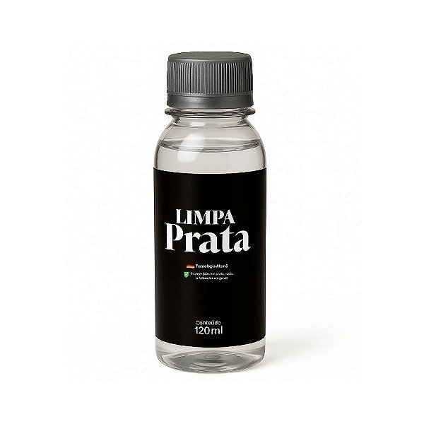 Limpa Prata 120ml para Semijoia, Bijuterias e Joia
