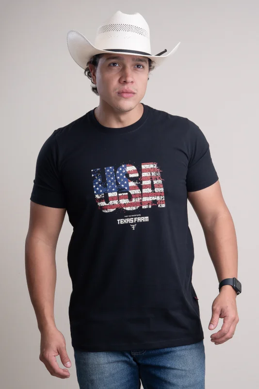 CAMISETA MASCULINA TEXAS FARM  COD 4284