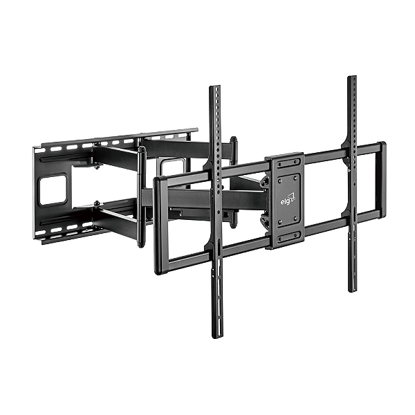 Suporte Multiarticulado de Parede para TV, 60" a 120", Suporte Até 120kg, Preto, A02V9XL, ELG