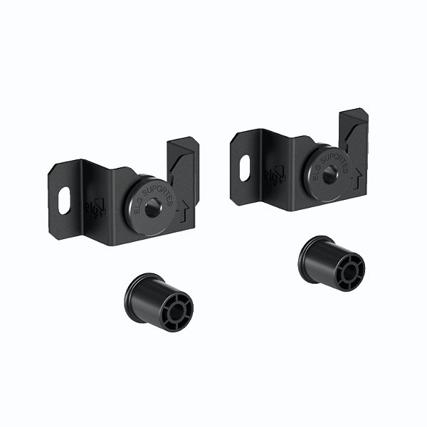 Suporte Fixo Universal de Parede para TV, 14" a 100", Suporte Até 100kg, Preto, UNI100, ELG