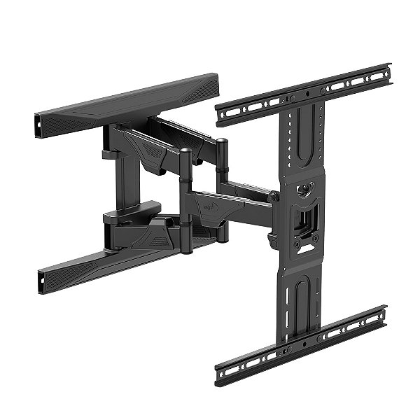 Suporte Articulado de Parede para TV, 32" a 86", Suporte Até 46kg, Distância Ajustável 5-38cm, Preto, A02V6N, ELG