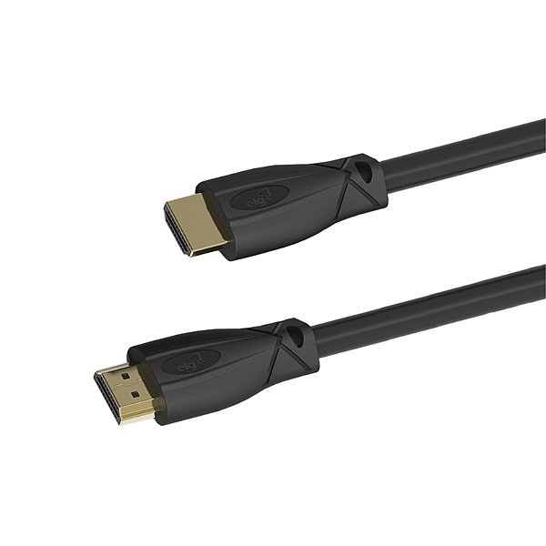 Cabo HDMI 2.1, 8K Ultra HD, 3D Ready, ARC, Ethernet, 48Gbps, Conectores Metálicos, 5 metros, Preto, HD8K50, ELG