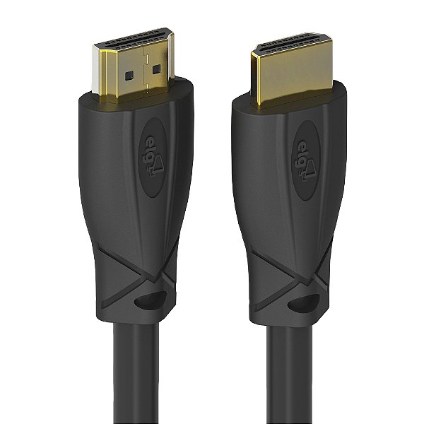 Cabo HDMI 2.0 High Speed, com Ethernet, 3D, 4K, Conectores Banhados a Ouro, 10 metros, Preto, HS20100, ELG