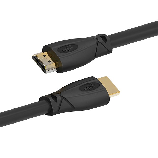 Cabo HDMI 2.0 ELG HD25 High Speed 4K 18Gbps com Ethernet e ARC 2,5m, Preto