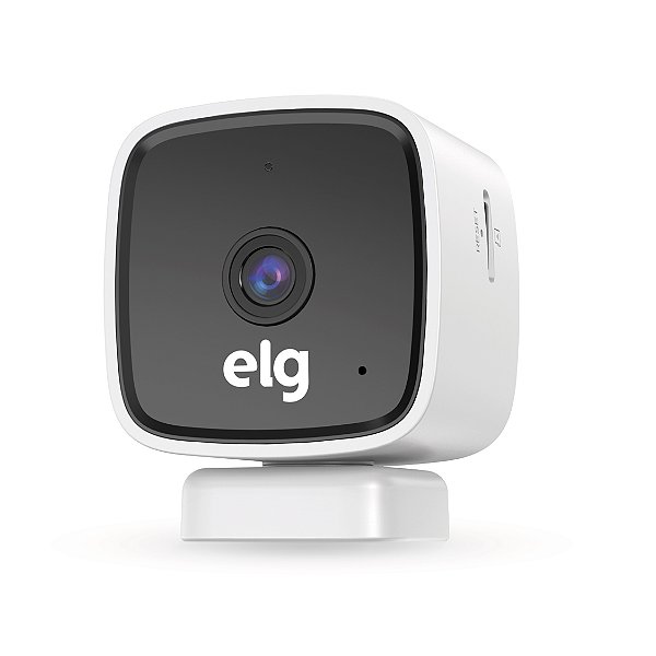 Câmera de Segurança Interna, Full HD 1080p, Wi-Fi, Babá Eletrônica, Imagem Colorida, Botão SOS, Branco, SHCI603, ELG