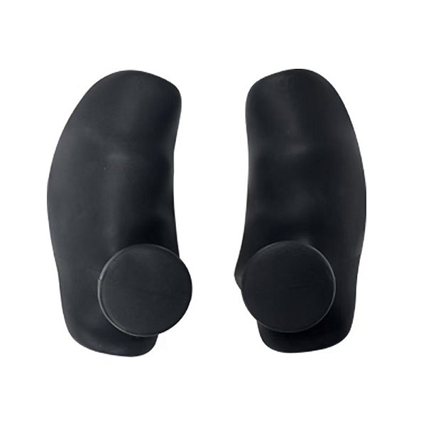 Grip de Treino para Musculação, Pegada Antiderrapante, Proteção Anticalos, Apoio Anatômico para Barras, CrossTraining e Halteres, Preto, ELG