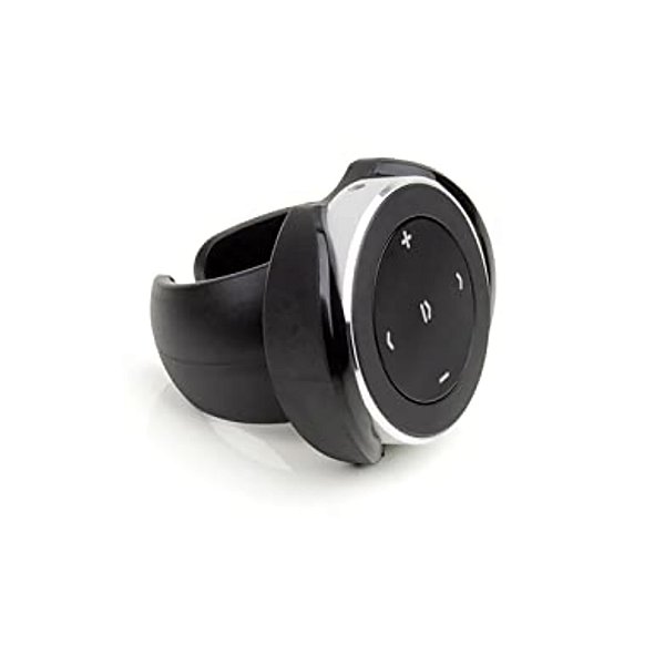 Controle Remoto de Mídia Bluetooth, Para Smartphones, Mídia e Câmera, Alcance 10m, Preto, BRC10, ELG