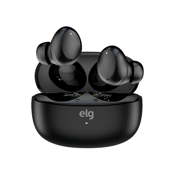 Fone de Ouvido TWS AURA GO, Bluetooth 5.4, Toque Inteligente, 20h de Áudio, USB-C, Branco, TWS-ARGO, ELG