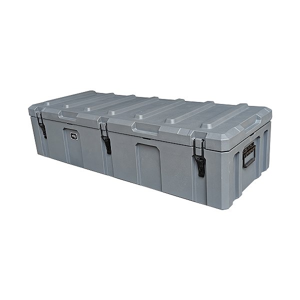 Caixa de Ferramentas Rotomoldada 110 Litros ELG, Alta Resistência, Travas de Aço, Cinza - HB110GR