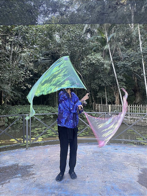 SWING FLAG TRIANGULAR AURORA HOLOGRÁFICA - 1 PAR