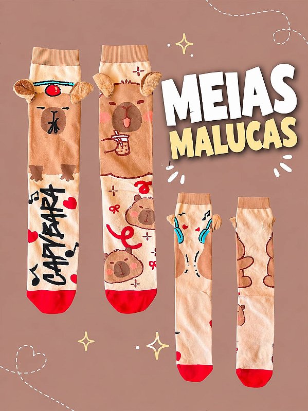 Meias Malucas Cano Alto 3/4