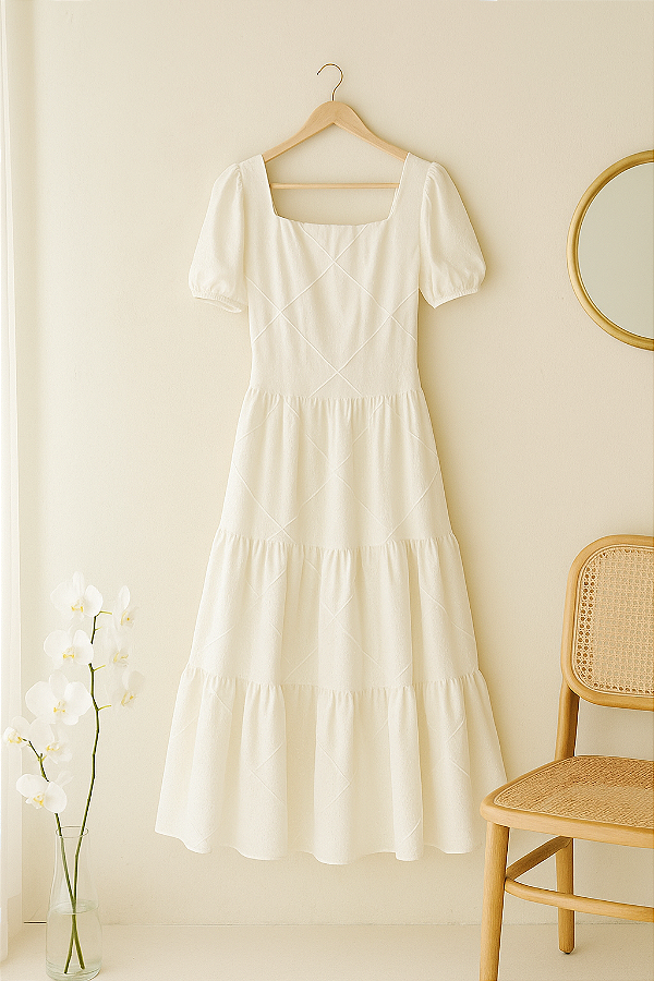 Vestido Midi Aurora Pureza