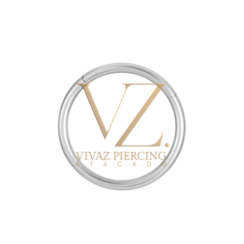 Segmento Argola liso 1.2x10mm Titânio