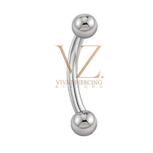Piercing Titânio cruvo 1.2x8
