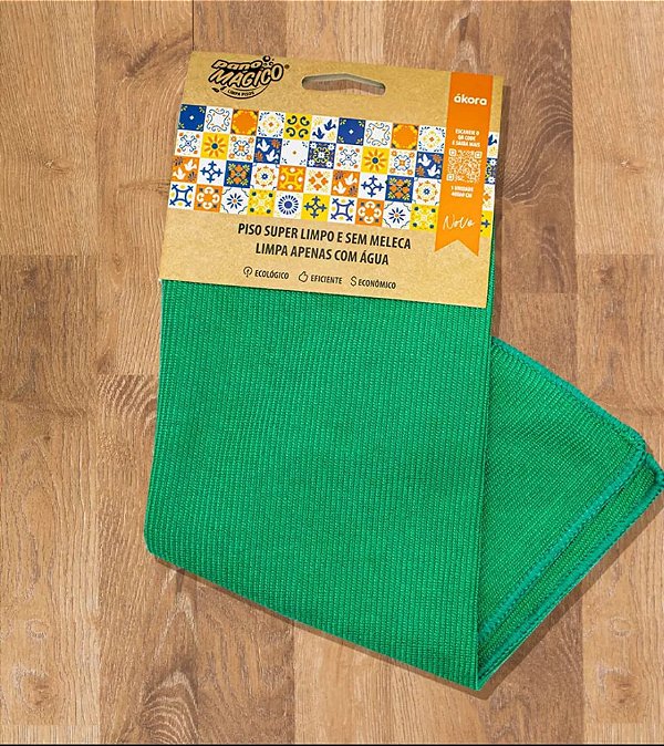 Pano Mágico Limpa Pisos 50x80 - Ecológico e Eficiente