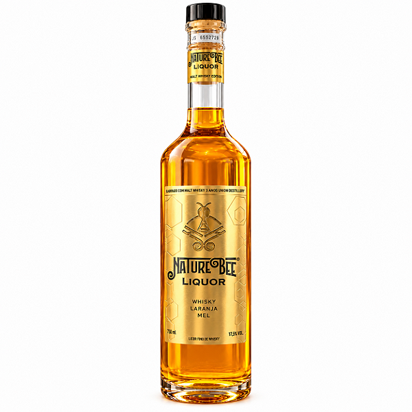 Licor Fino de Whisky - Nature Bee Liquor Whisky 750ml