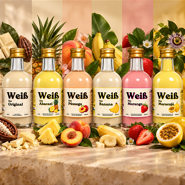 Kit Sabores Weiß 50ml - 6 garrafas