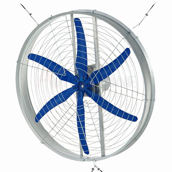 VENTILADOR INDUSTRIAL AG36' (1M) 6 PÁS AZUL MOTOR WEG 0.5CV TRIFÁSICO