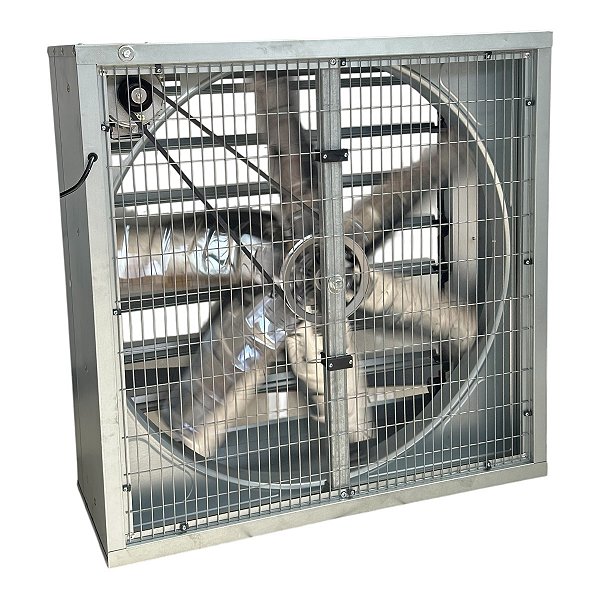 EXAUSTOR INDUSTRIAL AXIAL 1000X1000 QUAD. 36' (1M) MOTOR 0.75CV TRIFASICO 220/380V