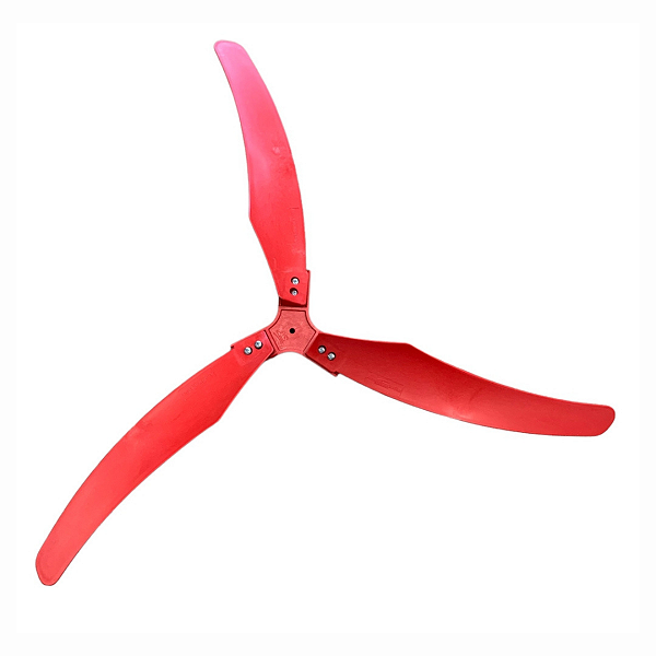 CJ HÉLICE C/3 PÁS VENTILADOR 36' VERMELHA