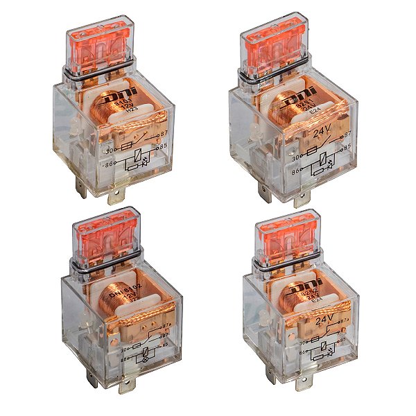 Relé Auxiliar 12V / 24V 40A DNI