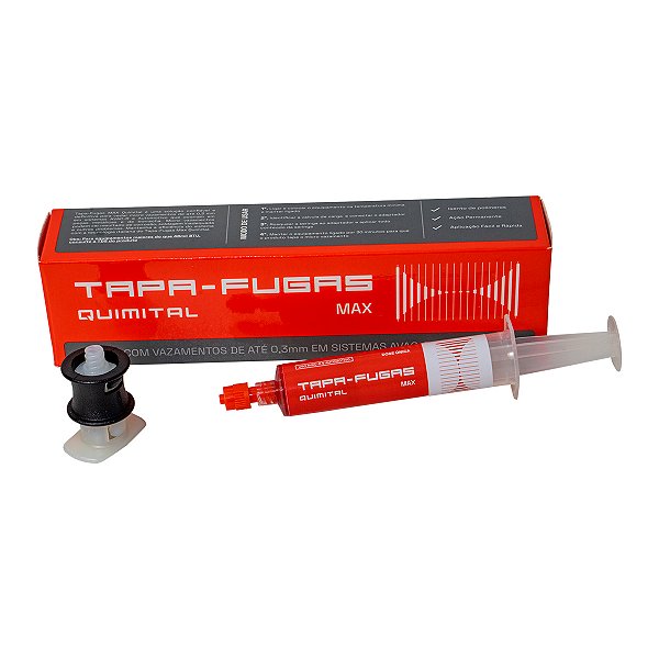 Tapa-Fugas Quimital Max 6ml para Ar Condicionado Automotivo