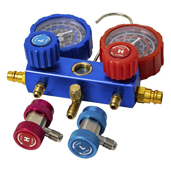 Manômetro Royce Connect para R32 R410 R134a R22 com Mangueira
