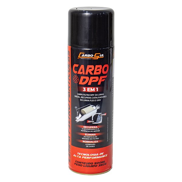 Limpa Filtro Partículas Spray Carbo DPF 3 em 1 500ml - Carbo-Sul