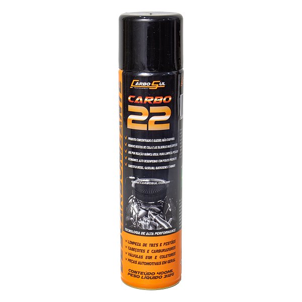 Descarbonizante Spray Carbo 22 400ml - Carbo-Sul