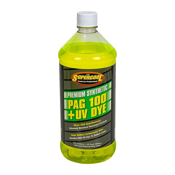 Lubrificante Sintético para Ar Condicionado Automotivo PAG 100 Com Contraste UV - Supercool