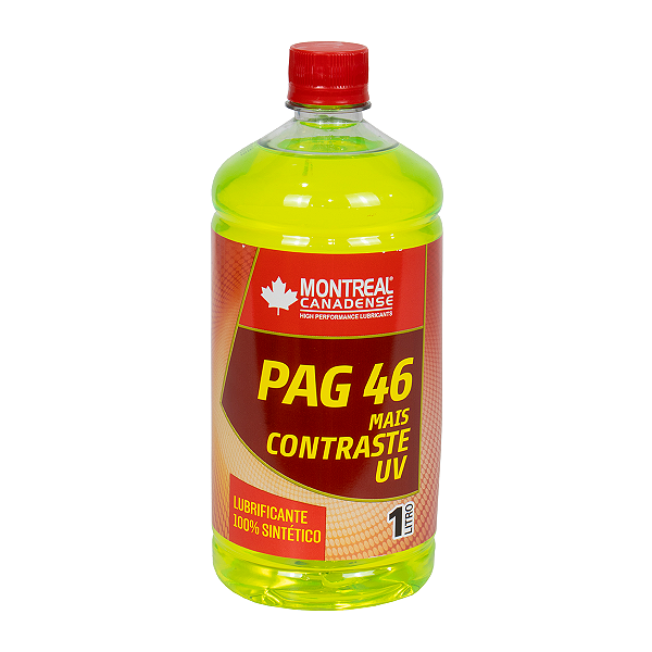 Lubrificante Sintético para Ar Condicionado Automotivo PAG 46 Com Contraste UV - Montreal