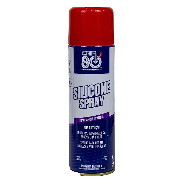 Silicone Spray Fragrância Lavanda 300ml - Car 80