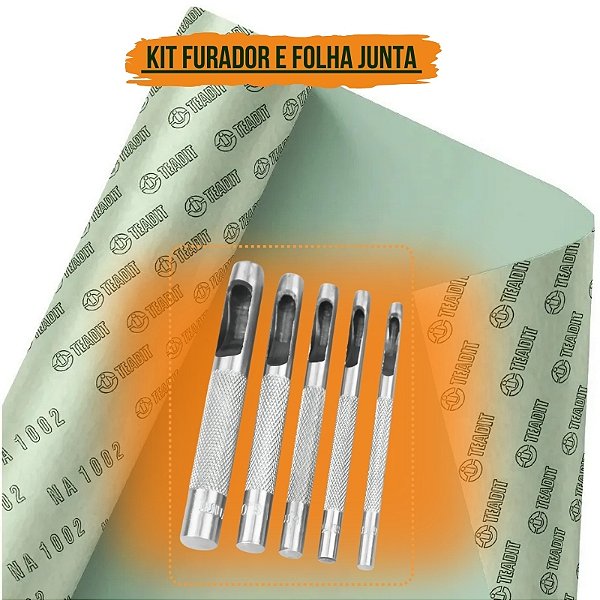 Kit Folha de 5mm para Junta e Furador