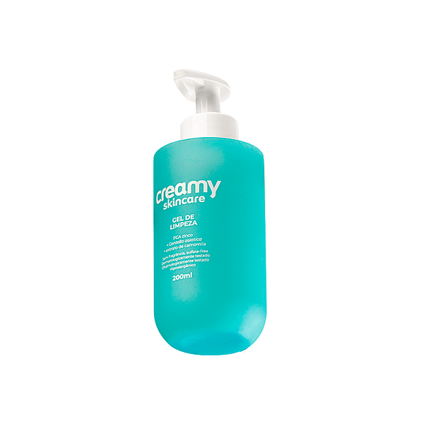 Creamy Limpador Suave Antioleosidade Gel de Limpeza 200ml