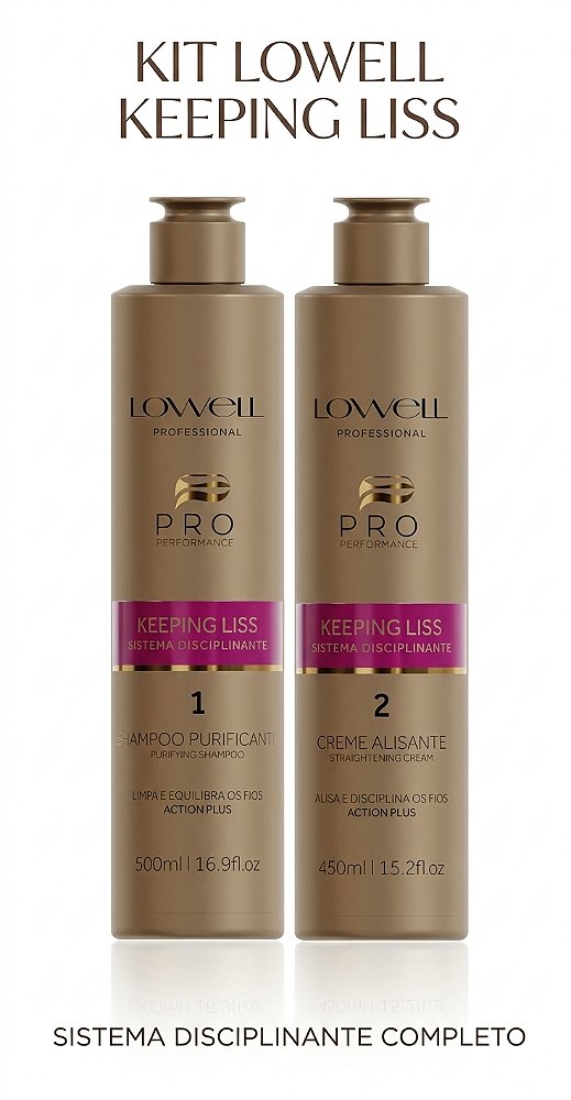 Lowell Keeping Liss Progressiva Shampoo + Creme Alisante
