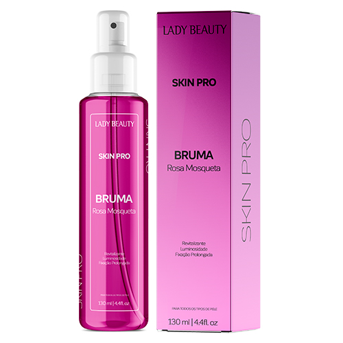 Bruma Facial Rosa Mosqueta Skin Pro 130 ml Lady Beauty