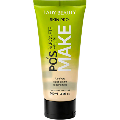 Sabonete Facial Pós-Make Skin Pro 100 ml Lady Beauty
